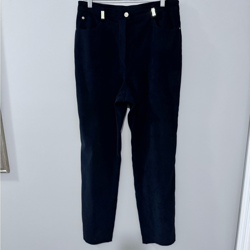 Women's St. John Sport by Marie Gray Black Classic Pants. Size 10 - Picture 1 of 7